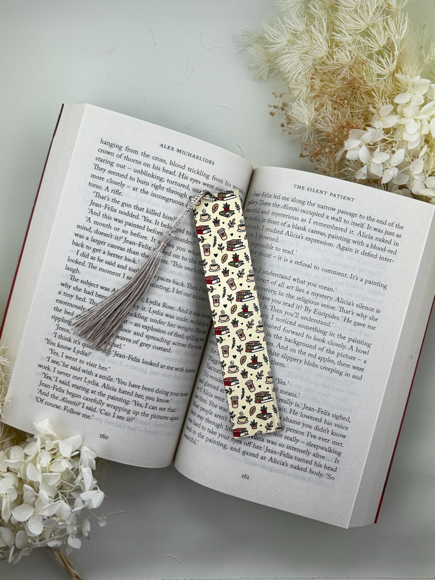 Books and Coffee Bookmark