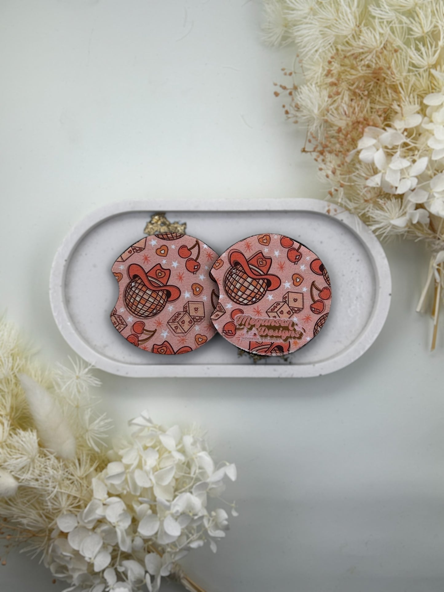 Cowgirl Disco Car Coaster